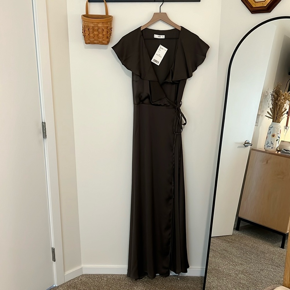 Mango wrap dress